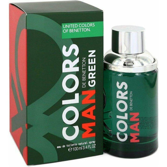 Colors De Benetton Green by Benetton cologne for men EDT 3.3 / 3.4 oz New In Box