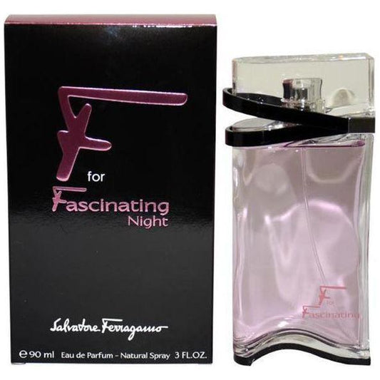 F Fascinating night by Salvatore Ferragamo 3.0 oz for women edp New in Box - 3.0 oz / 90 ml