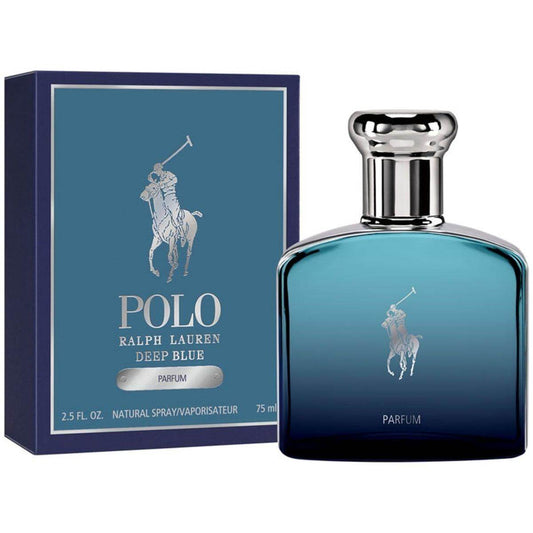 Polo Deep Blue by Ralph Lauren parfum for men 2.5 oz New In Box