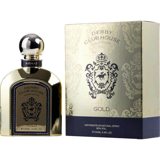 Derby Club House Gold by Armaf cologne for men EDT 3.3 / 3.4 oz New in Box