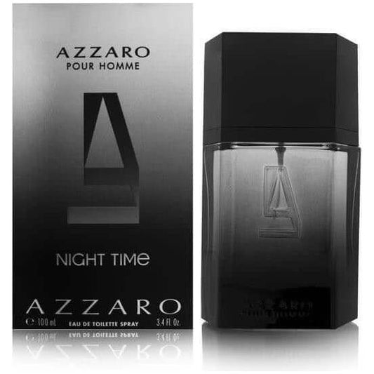AZZARO NIGHT TIME 3.4 oz 3.3 edt Cologne for Men BRAND NEW in BOX