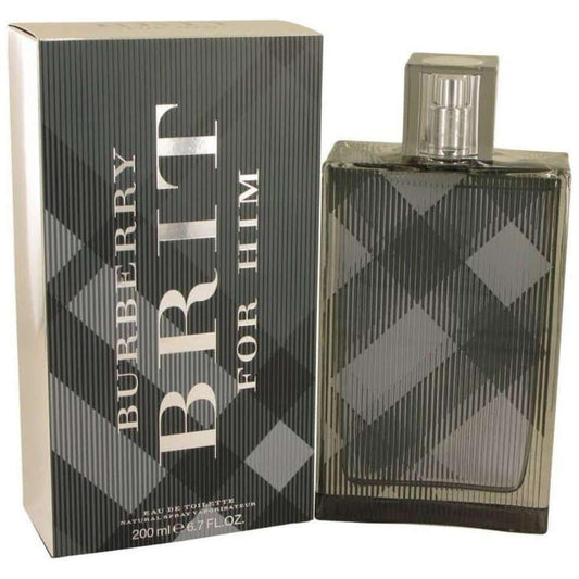BURBERRY BRIT for him men cologne EDT 6.7 oz 6.8 New in Box