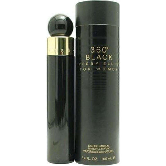 360 BLACK for for Women by Perry Ellis Perfume 3.4 oz New in Box