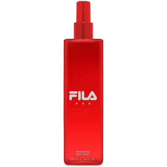 Fila Red by Fila body spray for men 8.4 oz New