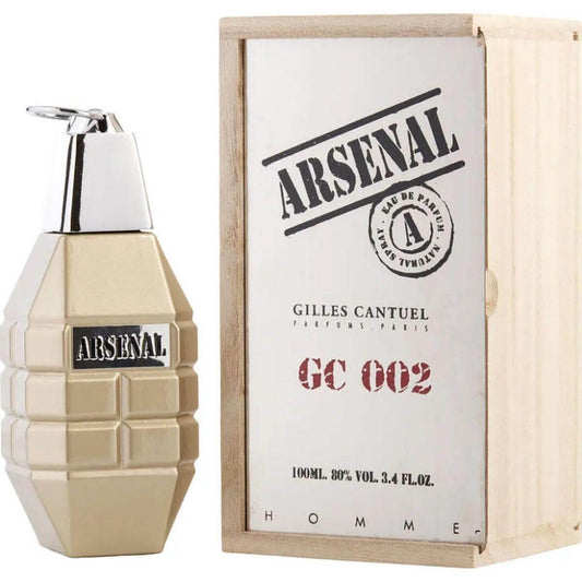 Arsenal Gc 002 by Gilles Cantuel cologe for men EDP 3.3 /3.4 oz New In Box