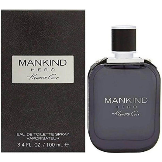 MANKIND HERO by Kenneth Cole 3.3 / 3.4 oz EDT Cologne For Men New in Box