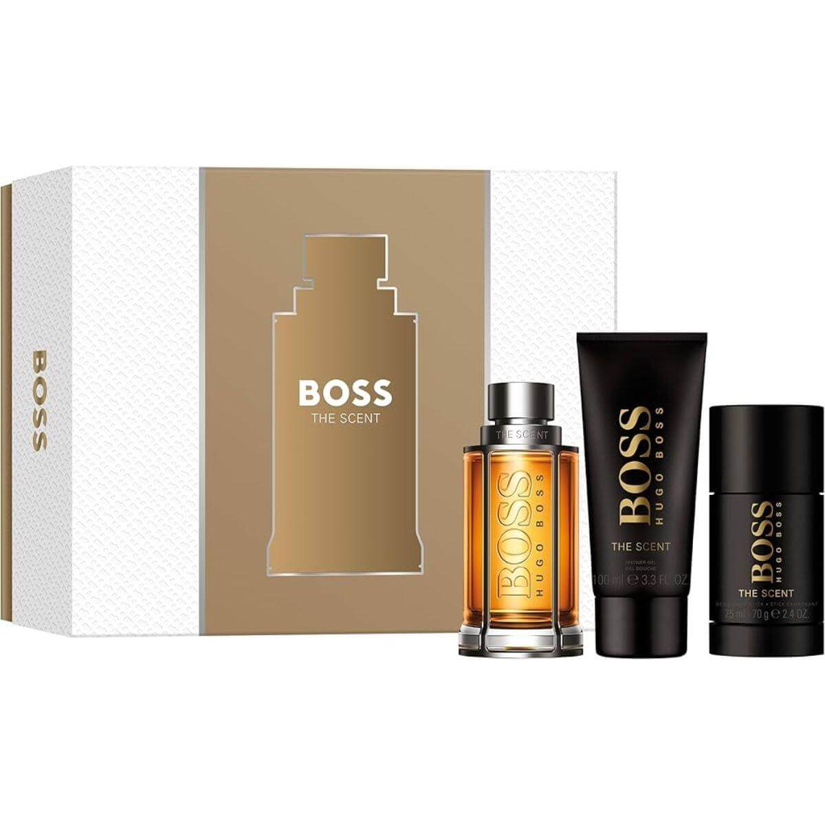 Boss The Scent by Hugo Boss 3 pcs Gift Set for men New in Box