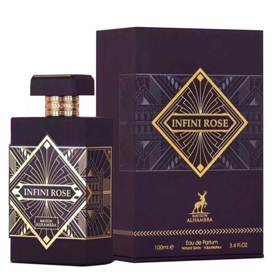 Infini Rose by Maison Alhambra perfume for unisex EDP 3.3 / 3.4 oz New in Box