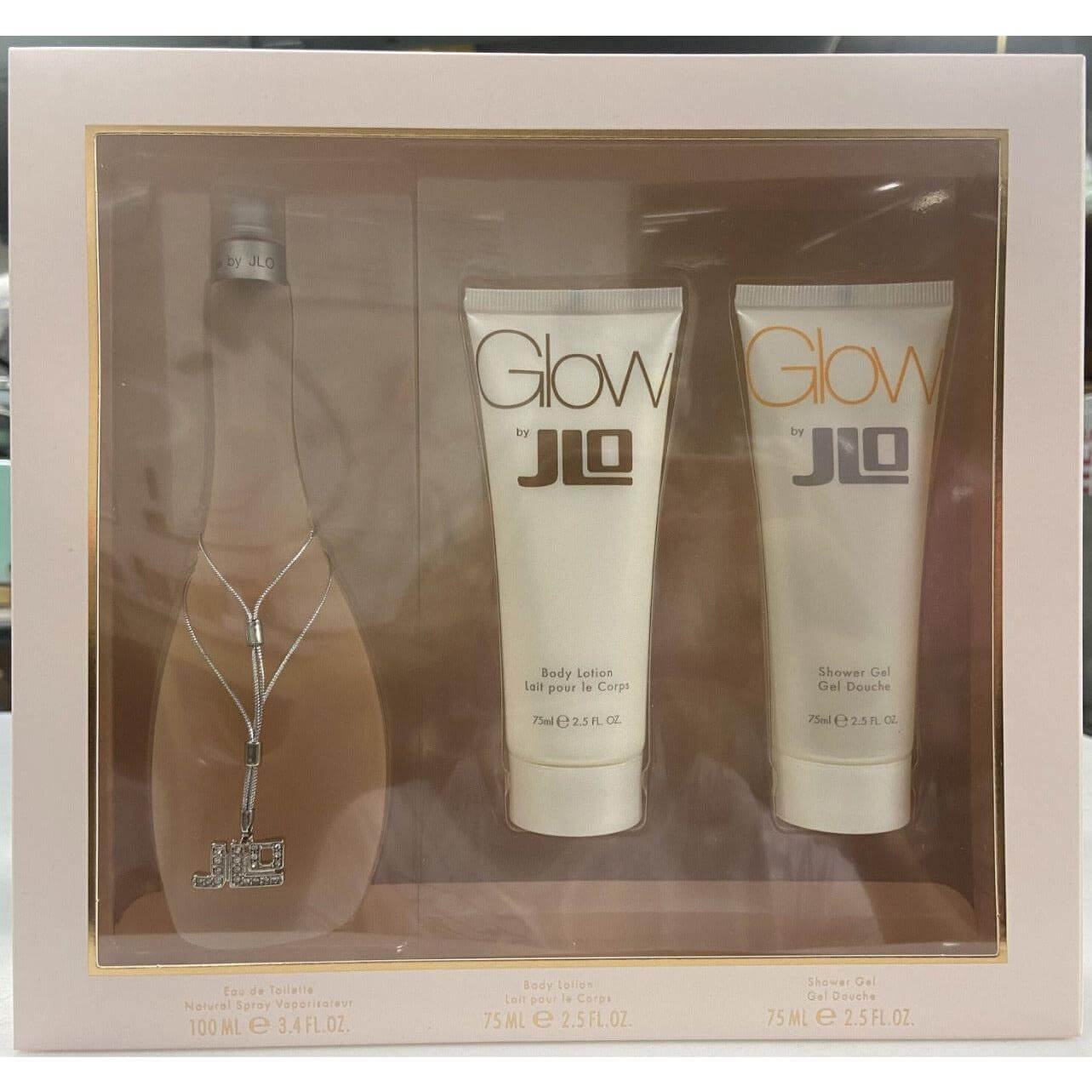 Glow by Jennifer Lopez for women 3 pcs gift set New in Box