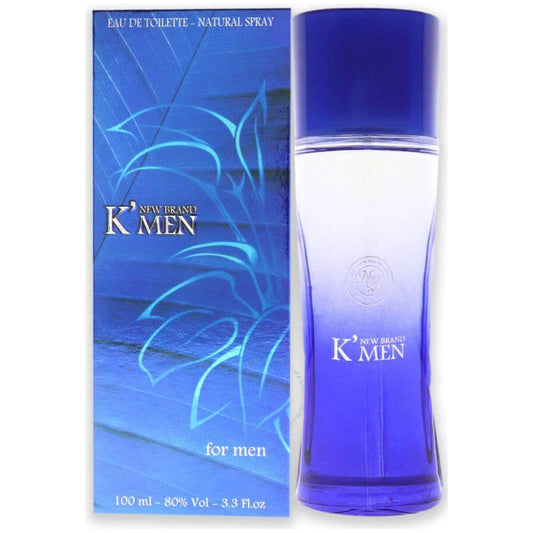 K' Men by New Brand cologne EDT 3.3 /3.4 oz New In Box