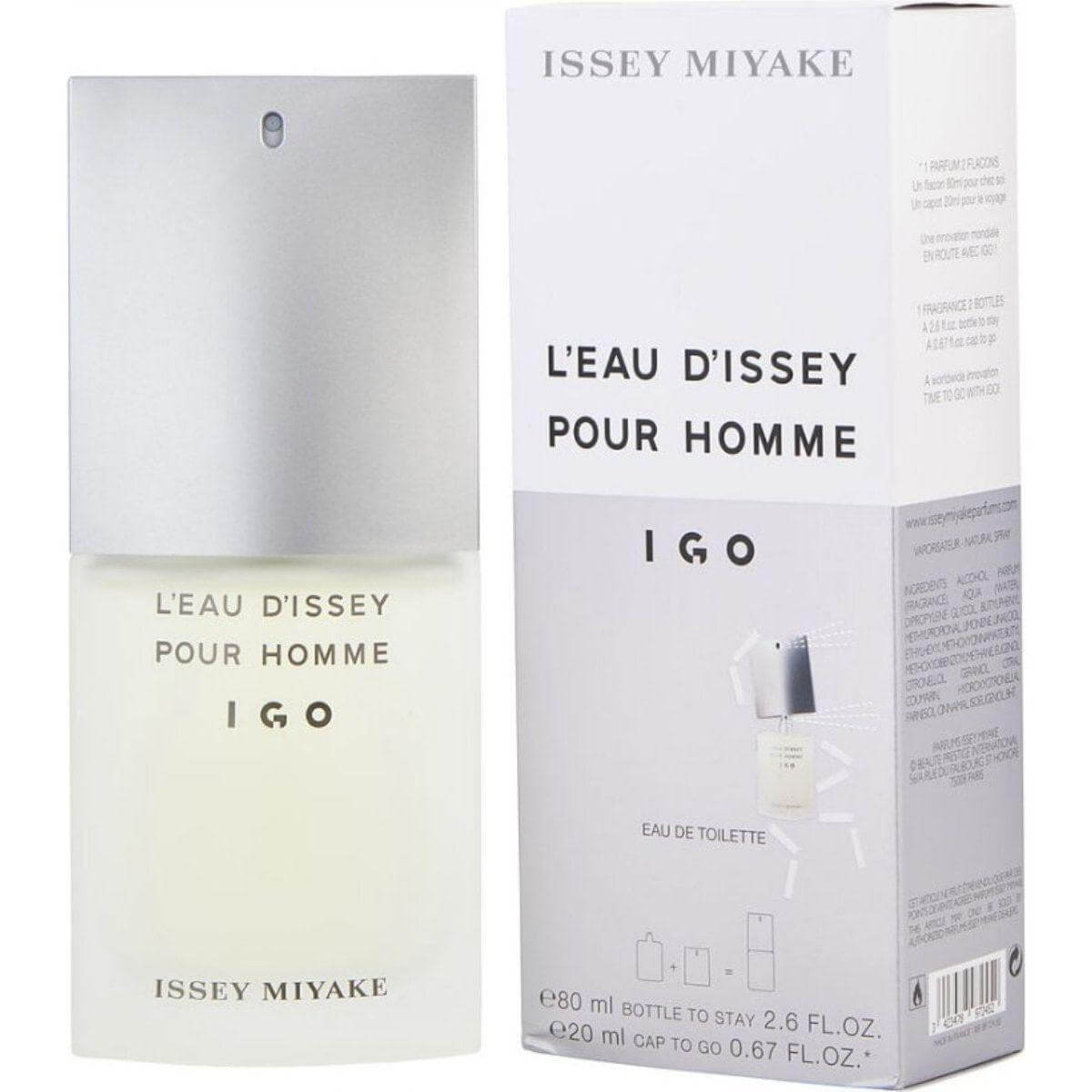 L'eau D'issey IGO by Issey Miyake cologne for men travel set 2.6 oz New in Box