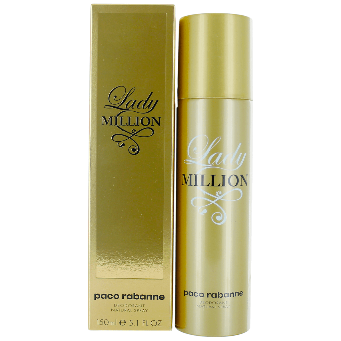 Lady Million by Paco Rabanne 5.1 oz Deodorant Spray