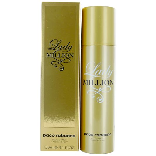 Lady Million by Paco Rabanne 5.1 oz Deodorant Spray