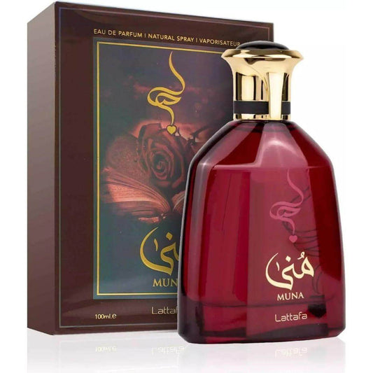 Muna by Lattafa perfume for women EDP 3.3 / 3.4 oz New in Box