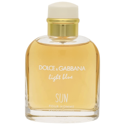 Light Blue Sun by Dolce & Gabbana cologne for men EDT 4.2 oz New Tester