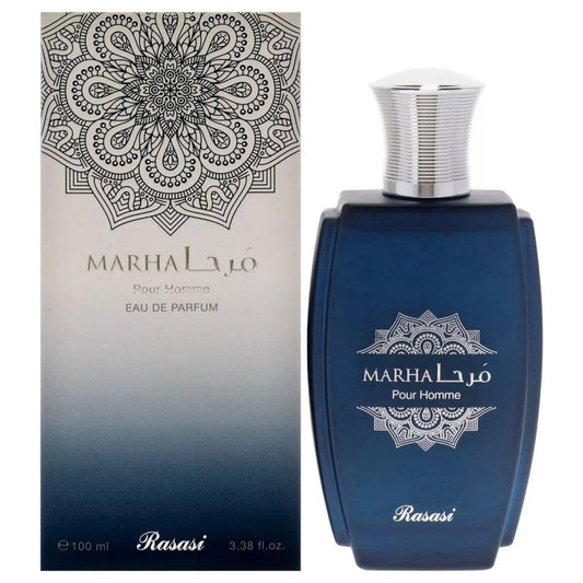 Marha Pour Homme by Rasasi cologne for men EDP 3.38 oz New In Box