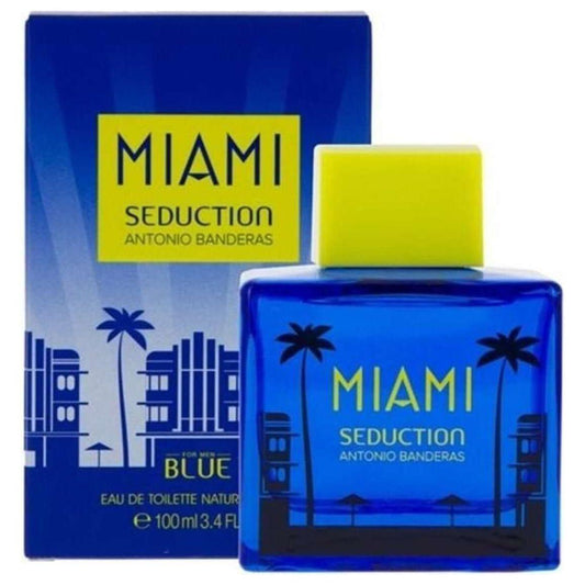 Blue Seduction Miami by Antonio Banderas cologne for men EDT 3.3 / 3.4 oz New in Box