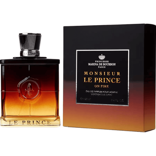 Monsieur Le Prince On Fire by Marina De Bourbon men EDP 3.3  / 3.4 oz New in Box