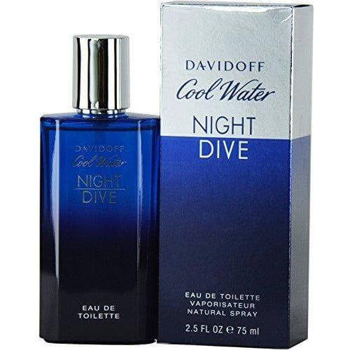 COOL WATER NIGHT DIVE Davidoff Men 2.5 oz edt NEW IN BOX