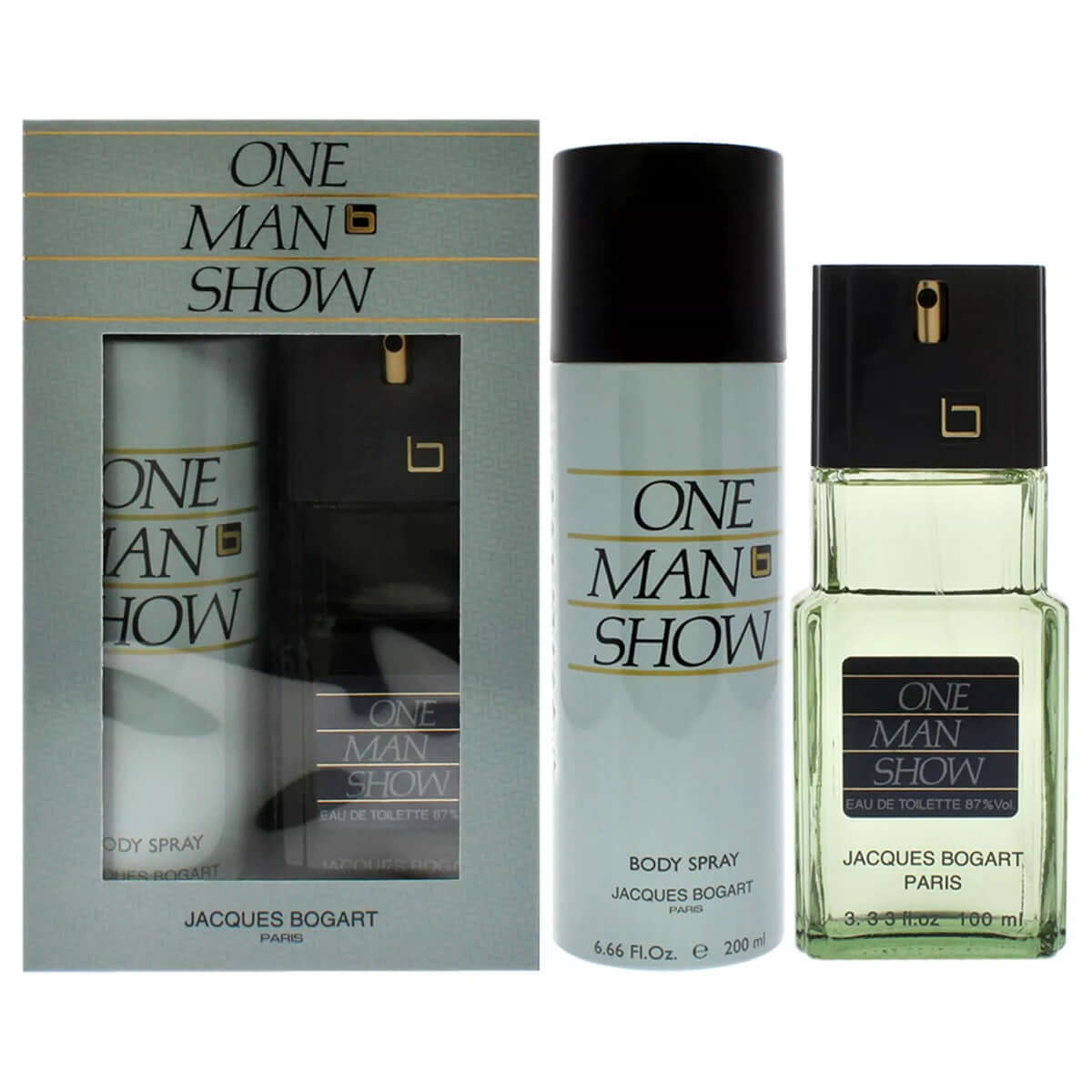 One Man Show by Jacques Bogart for men 2 pcs set New in Box