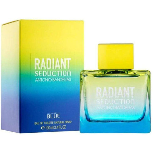 Radiant Seduction Blue by Antonio Banderas 3.4 oz 3.3 for Men edt New In Box