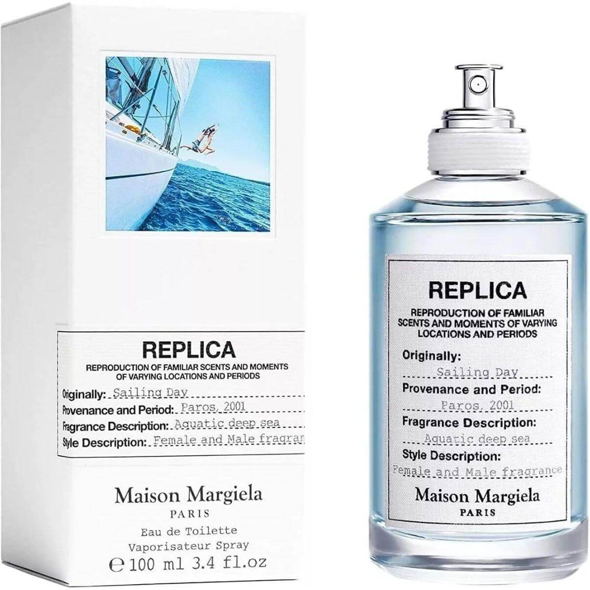 Replica Sailing Day by Maison Margiela for unisex EDT 3.3 / 3.4 oz New in Box