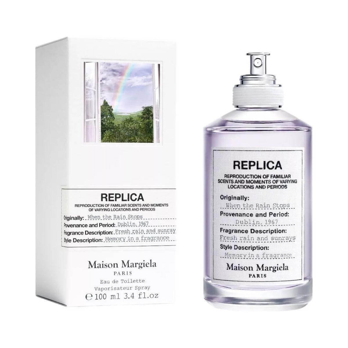 Replica When The Rain Stops by Maison Margiela EDT 3.3 / 3.4 oz New in Box