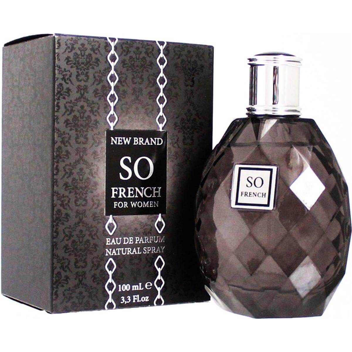 So French by New Brand Perfumes for women EDP 3.3 /3.4 oz New In Box