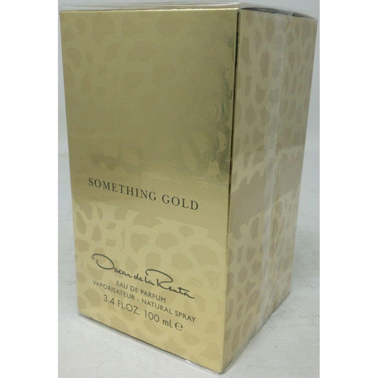 SOMETHING GOLD by Oscar de la Renta perfume Women EDP 3.3 / 3.4 oz New in Box
