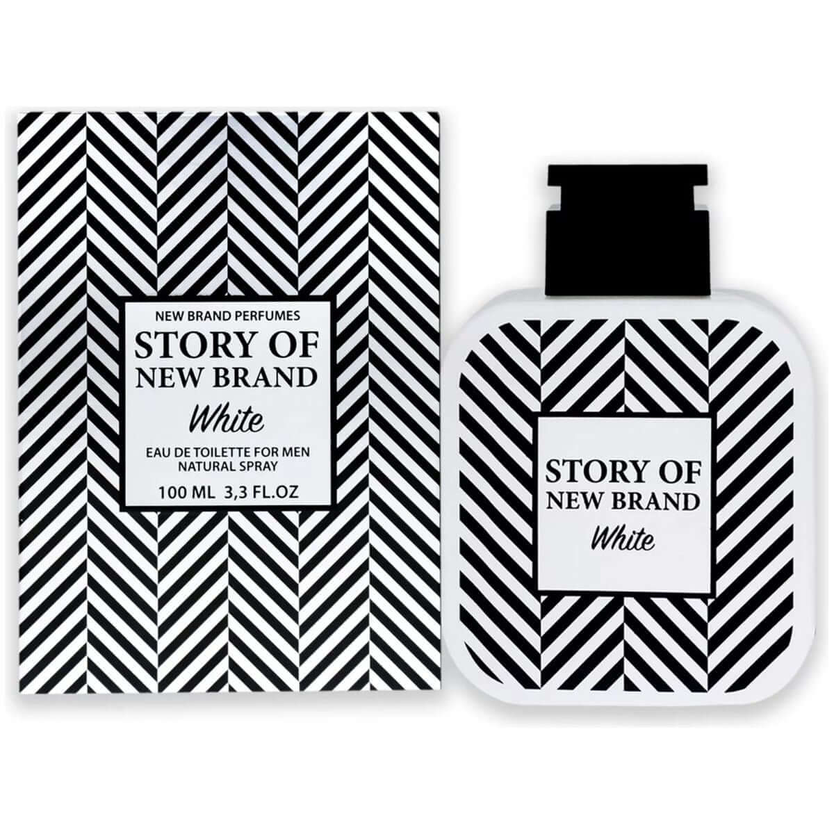 Story of New Brand White by New Brand cologne men EDT 3.3 / 3.4 oz New In Box