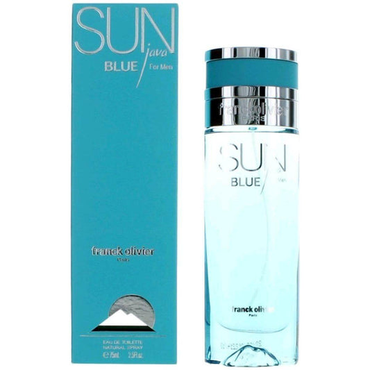 Sun Java Blue by Franck Olivier cologne for men EDT 2.5 oz New In Box