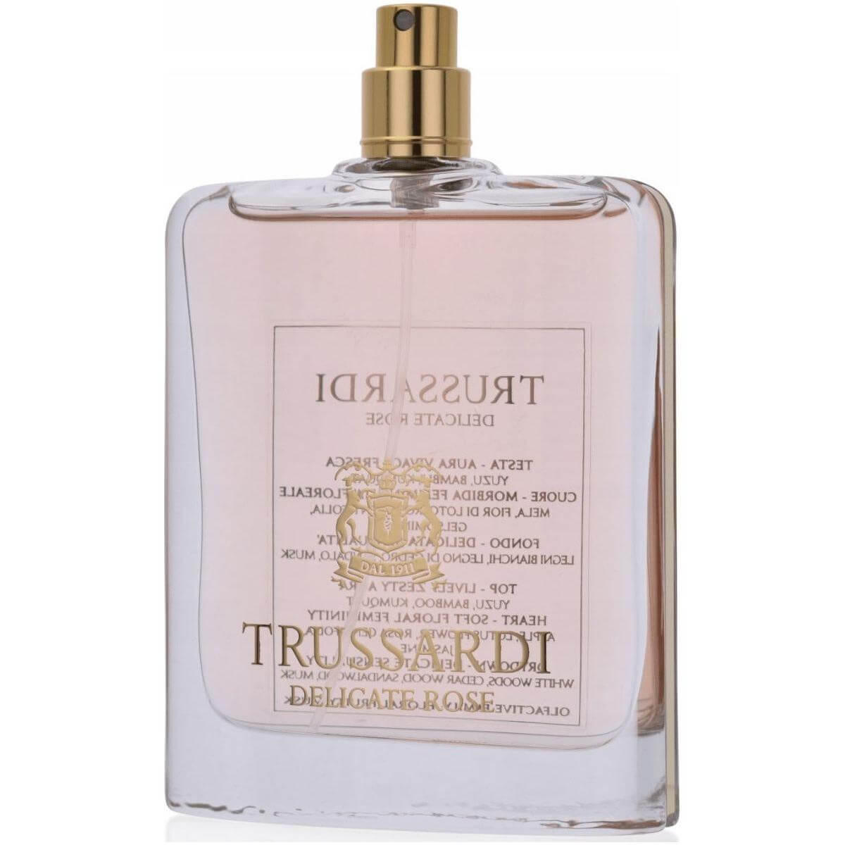 TRUSSARDI Delicate Rose by Krizia for women EDT 3.3 / 3.4 oz New Tester