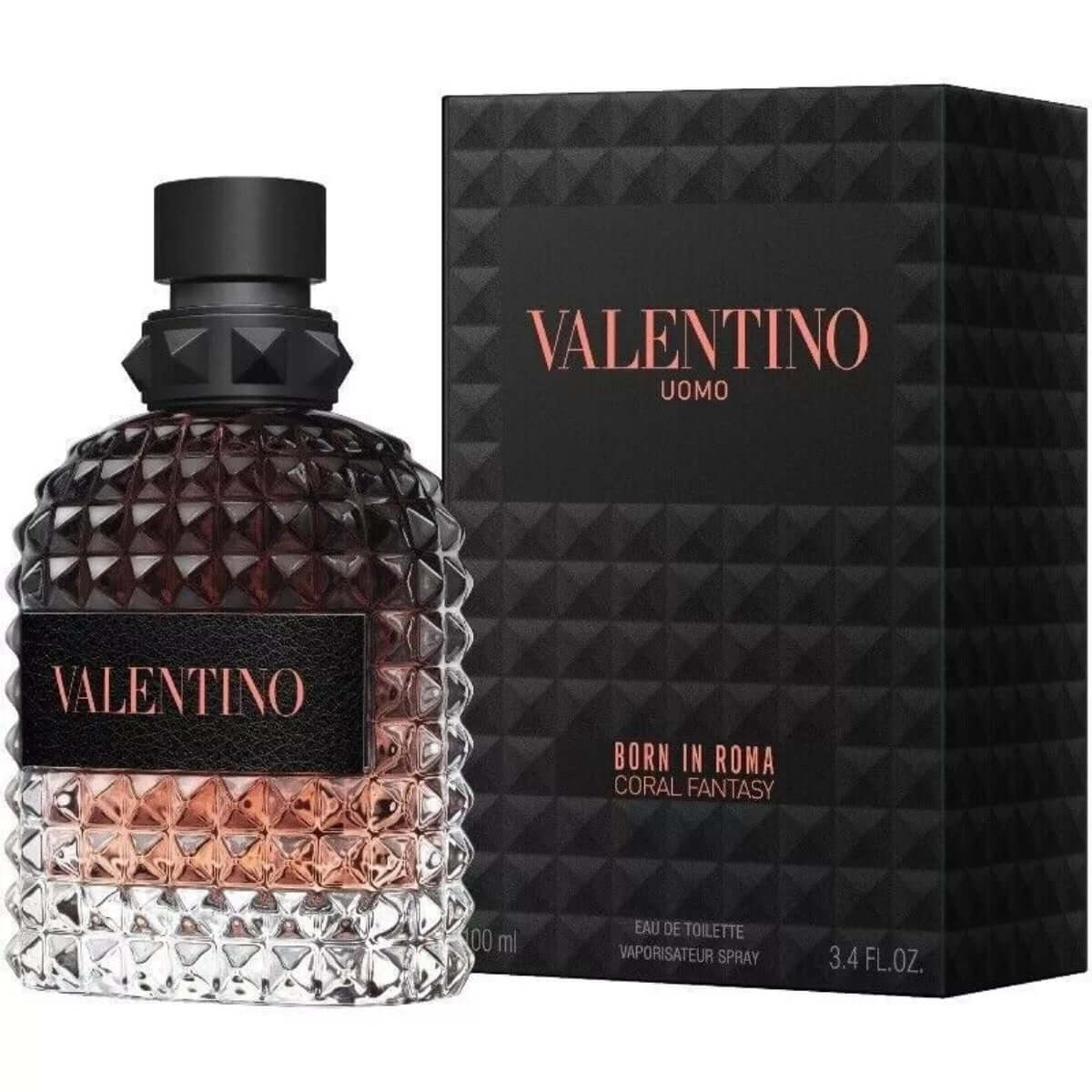 Uomo Born In Roma Coral Fantasy by Valentino men 3.3 / 3.4 oz New in Box