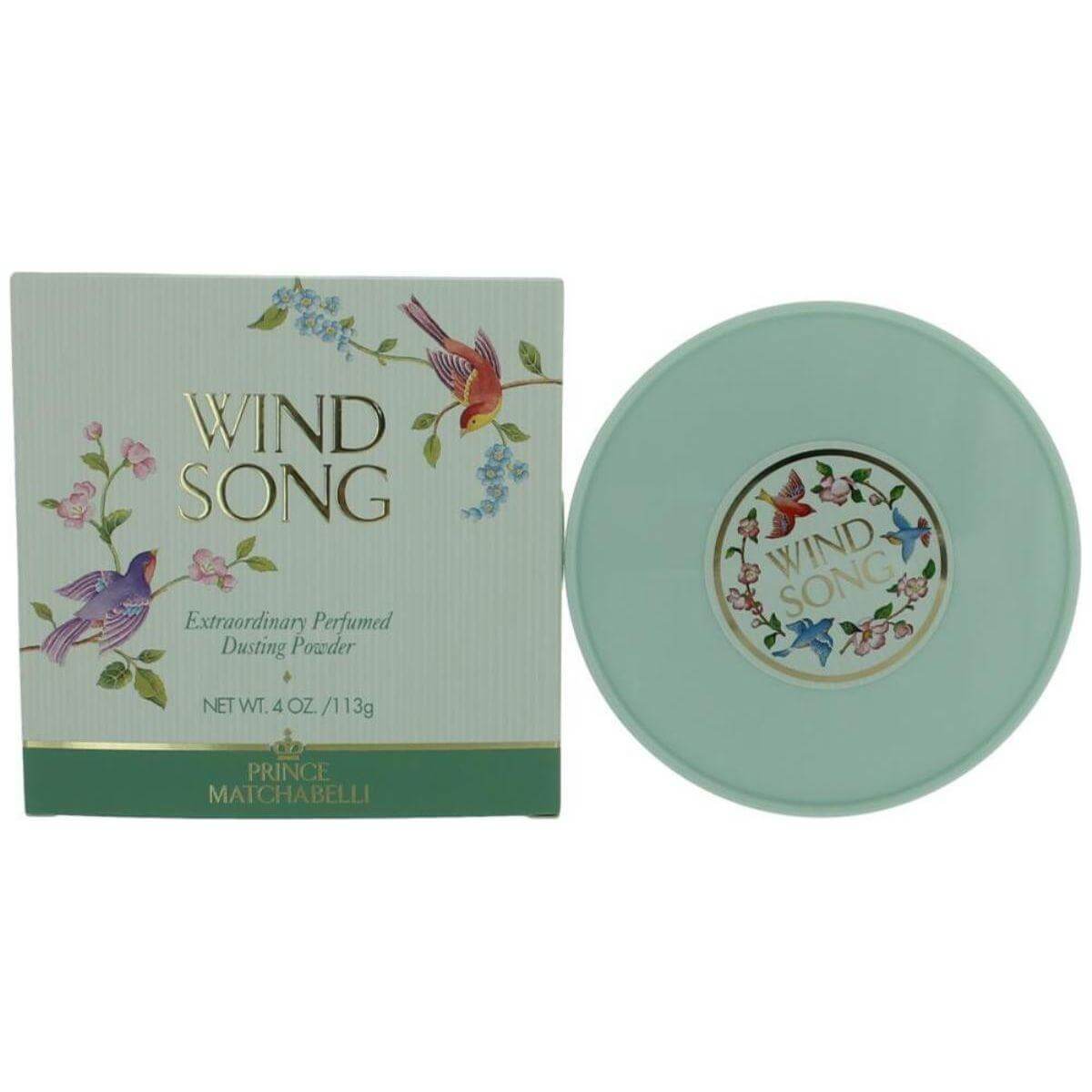 Wind Song by Prince Matchabelli Dusting Powder 4 / 4.0 oz New in Box